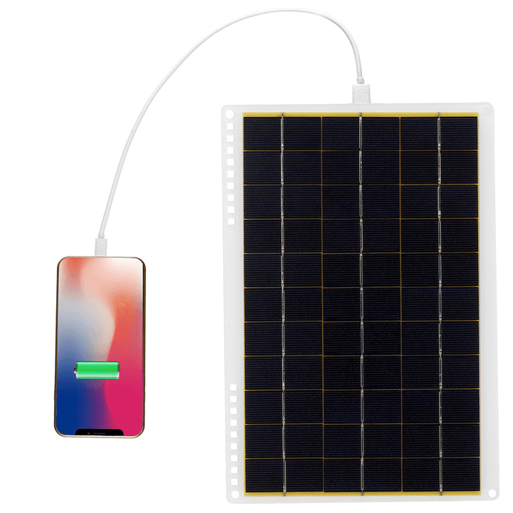 15W Solar Panel 12V Polycrystalline Solar Panel Fast Outdoor Emergency Charging - MRSLM