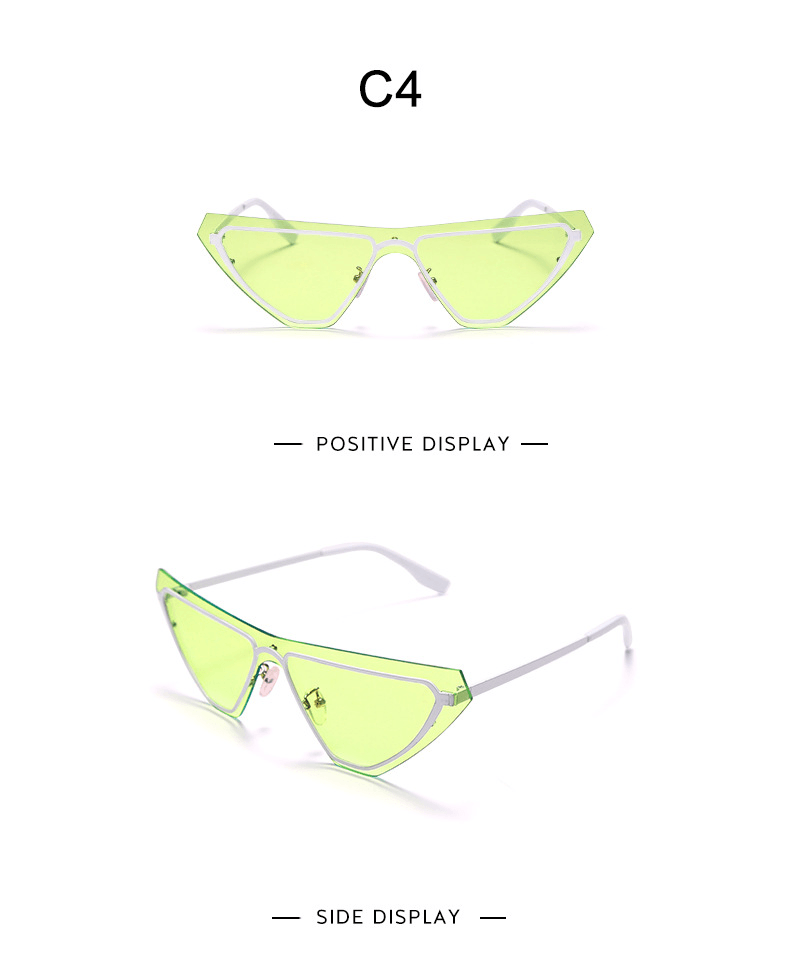 Fashion Rimless One-Piece Sunglasses Women - MRSLM