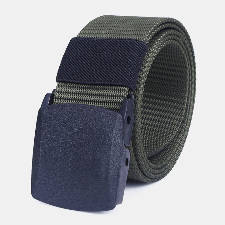 120Cm 3.8Cm Nylon Waist Belts Zinc Alloy Tactical Belt Inserting Buckle - MRSLM