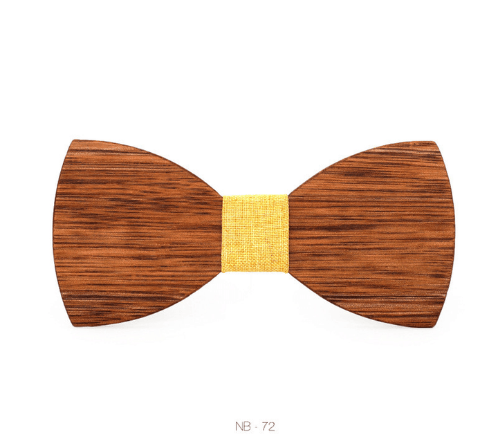 Bow Tie Wood Bow Tie Men'S Wood Bow Tie - MRSLM