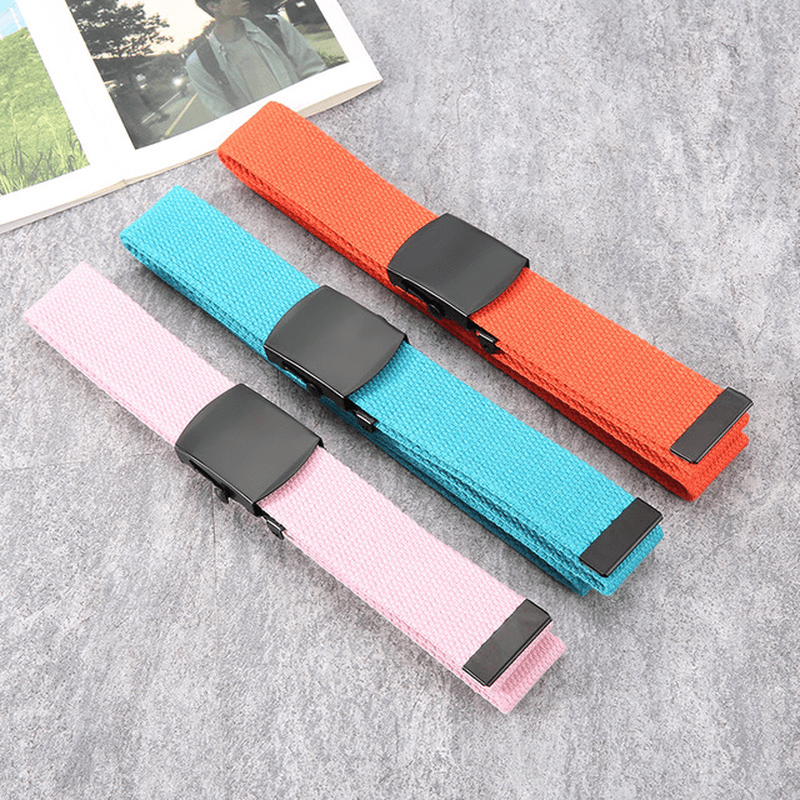 3.2 Ball Buckle Belt Braided Chemical Fiber Casual Belt - MRSLM