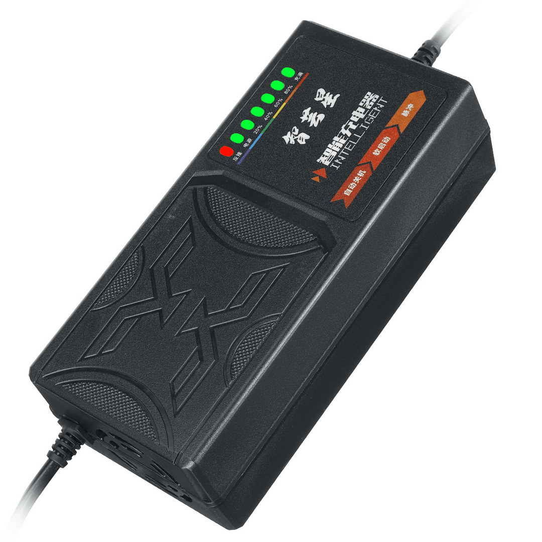 48V 30AH/60V 30AH/72V 30AH 7-Light Electric Vehicle Battery Charger Adapter - MRSLM