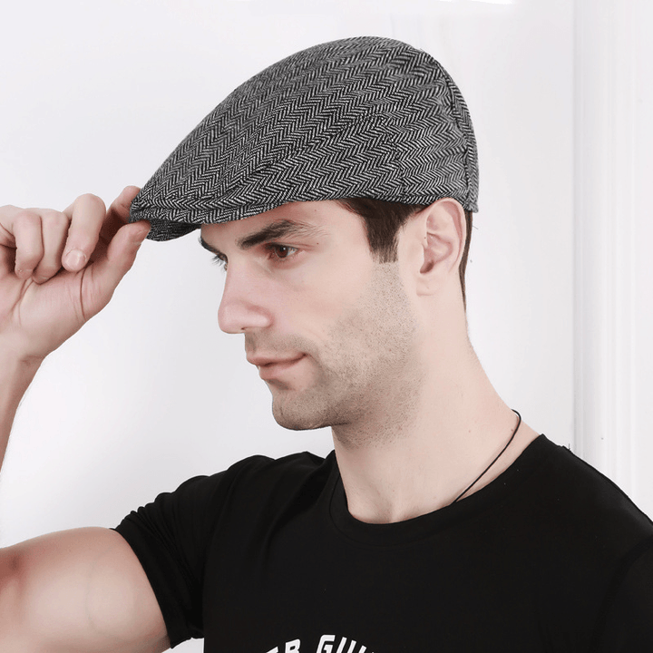 Men'S Creative Cotton Simple Beret - MRSLM