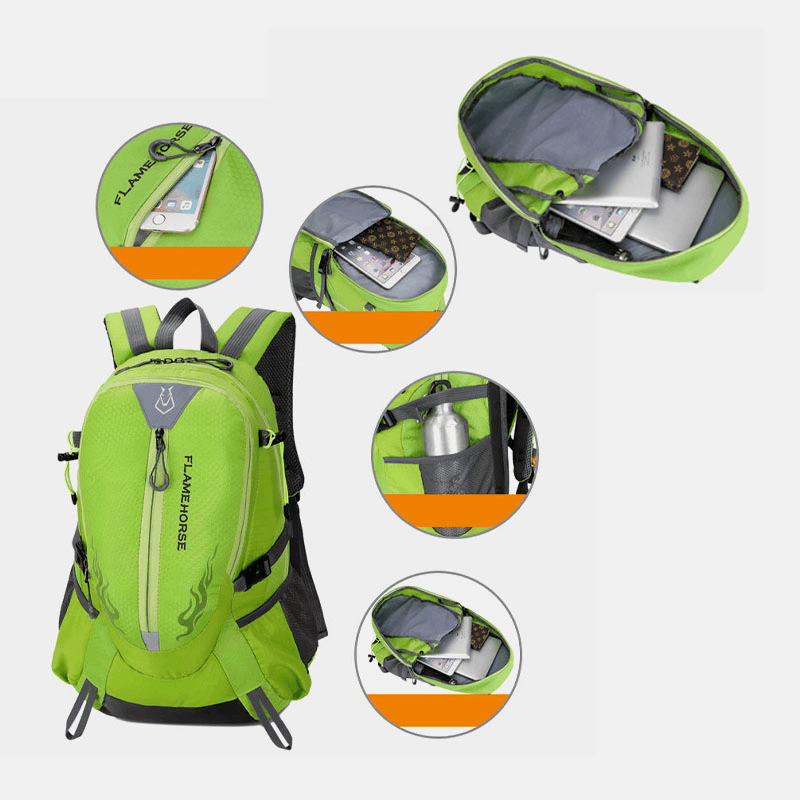 Unisex Oxford Cloth Waterproof Large Capacity Outdoor Climbing Travel Backpack - MRSLM