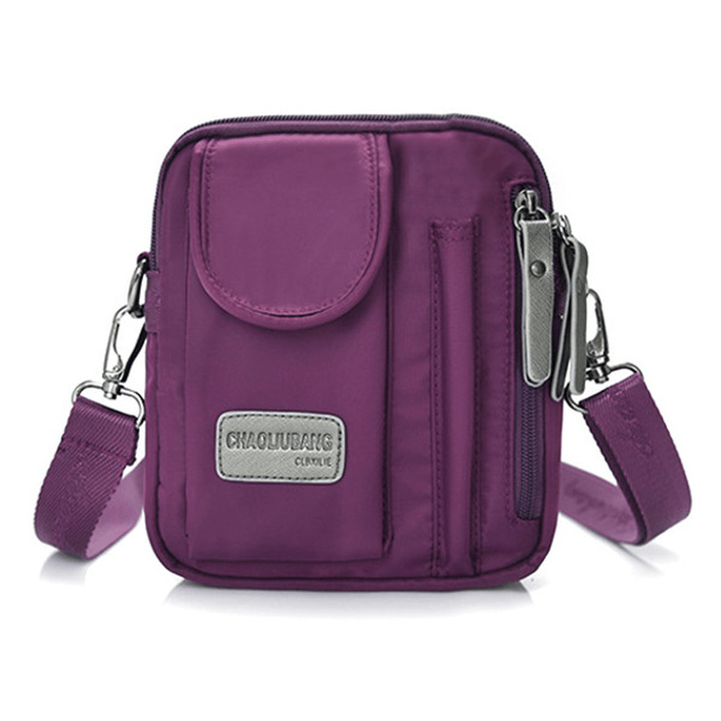 Women Men Nylon Light Weight Waterproof Messenger Bags Casual Shoulderbags Messenger Bags - MRSLM