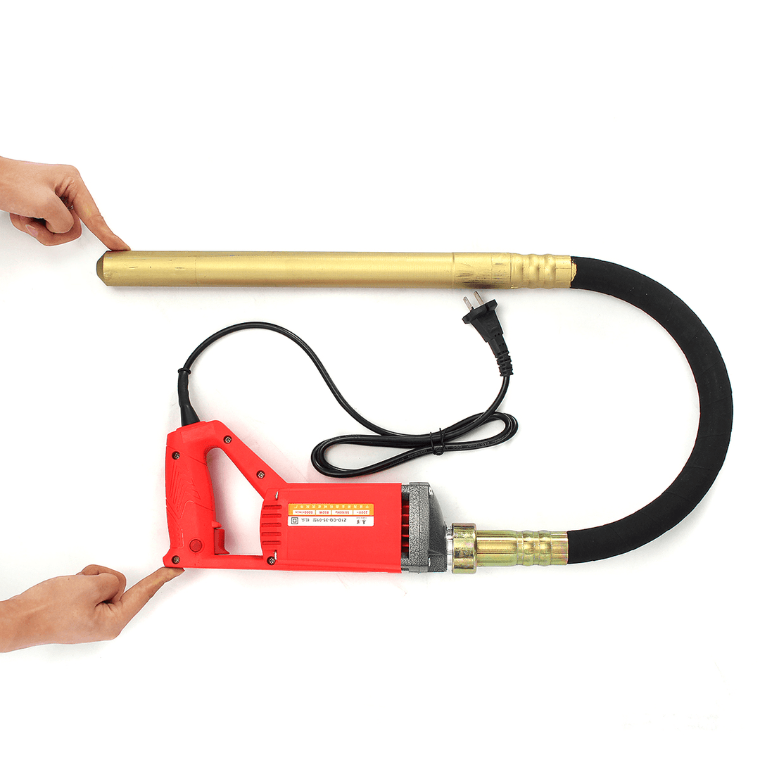 1 / 1.2 / 1.5M 800 / 1200W ZN-35 Handheld Electric Cement Concrete Vibrator Flexible with Construct Hose - MRSLM