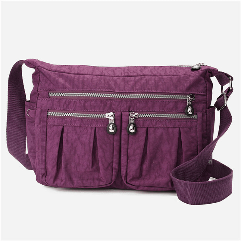 Women Nylon Light Weight Bags Casual Outdooors Waterproof Shoulderbags Crossbody Bags - MRSLM