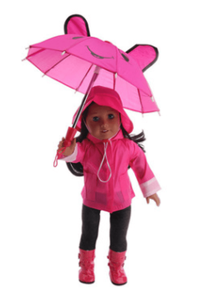 18 Inch American Girl Accessories Doll Umbrella Set - MRSLM