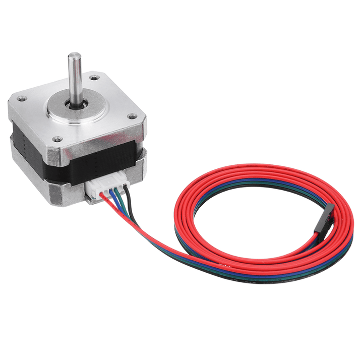 HANPOSE 17HS2408 28Mm Nema 17 Stepper Motor 42 Motor 42BYGH 0.6A 12N.Cm 4-Lead for CNC Laser 3D Printer Motor - MRSLM