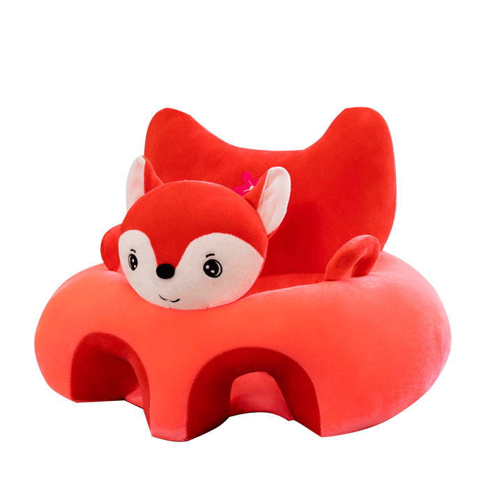 21.65" Animals Shape Non-Slip＆Washable Sofa Baby Learning Chair Soft Seat Protector No Filling Comfortable Cute Children Chair Kids Gift - MRSLM