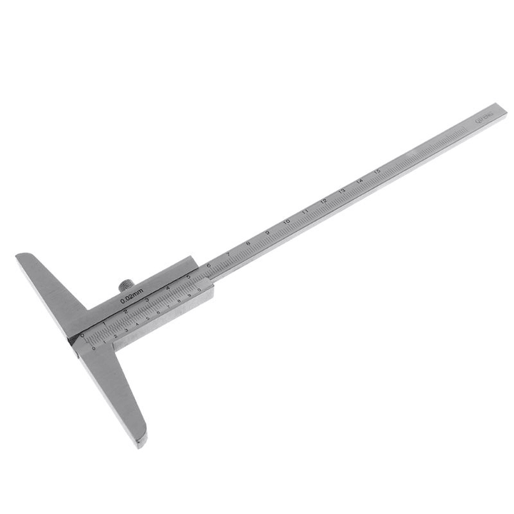 NEW High Quality 150Mm 200Mm 300Mm Depth Vernier Caliper 0.02Mm 0-150Mm 0-200Mm 0-300Mm Depth Gauge Depth Measuring Tool - MRSLM