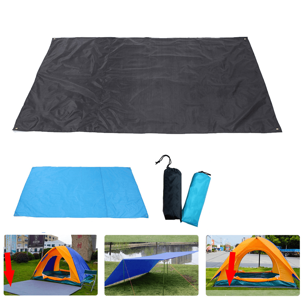 2.1X2M Multifunction Sunshade Awning Hammock Top Tent Camping Picnic Mat Outdoor Shelter - MRSLM