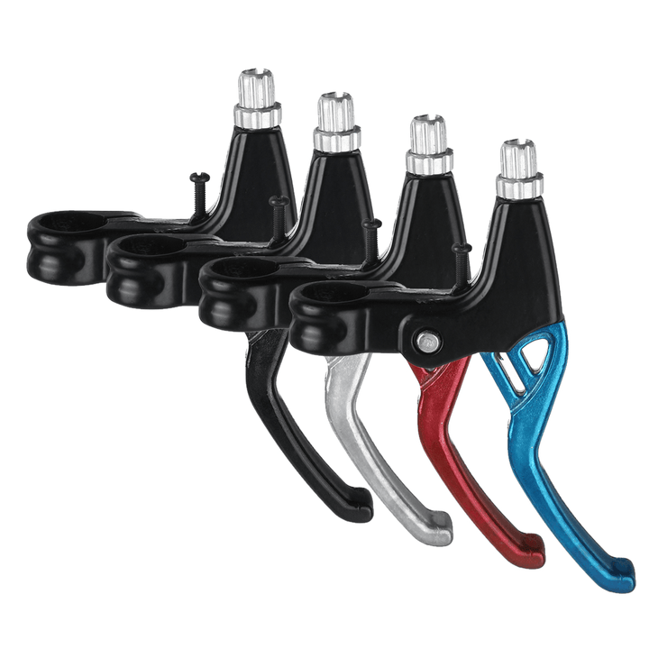 1 Pair Aluminum Alloy MTB Bicycle BMX Road Bike Handle Hand V Bar Brake Levers - MRSLM