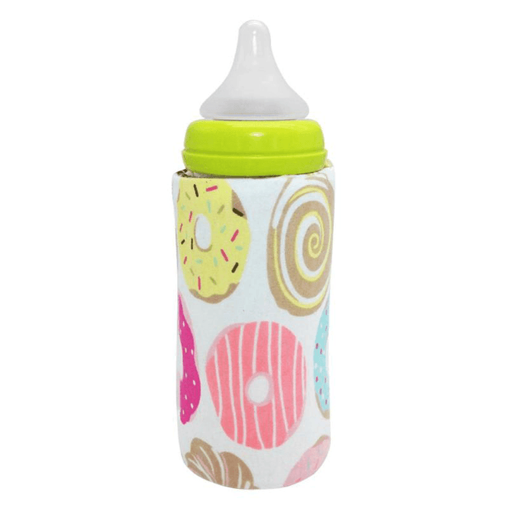 USB Baby Bottle Bag Warmer Portable Milk Travel Cup Warmer Heater Infant Feeding Bottle Bag Storage Cover Insulation Thermostat Bags - MRSLM