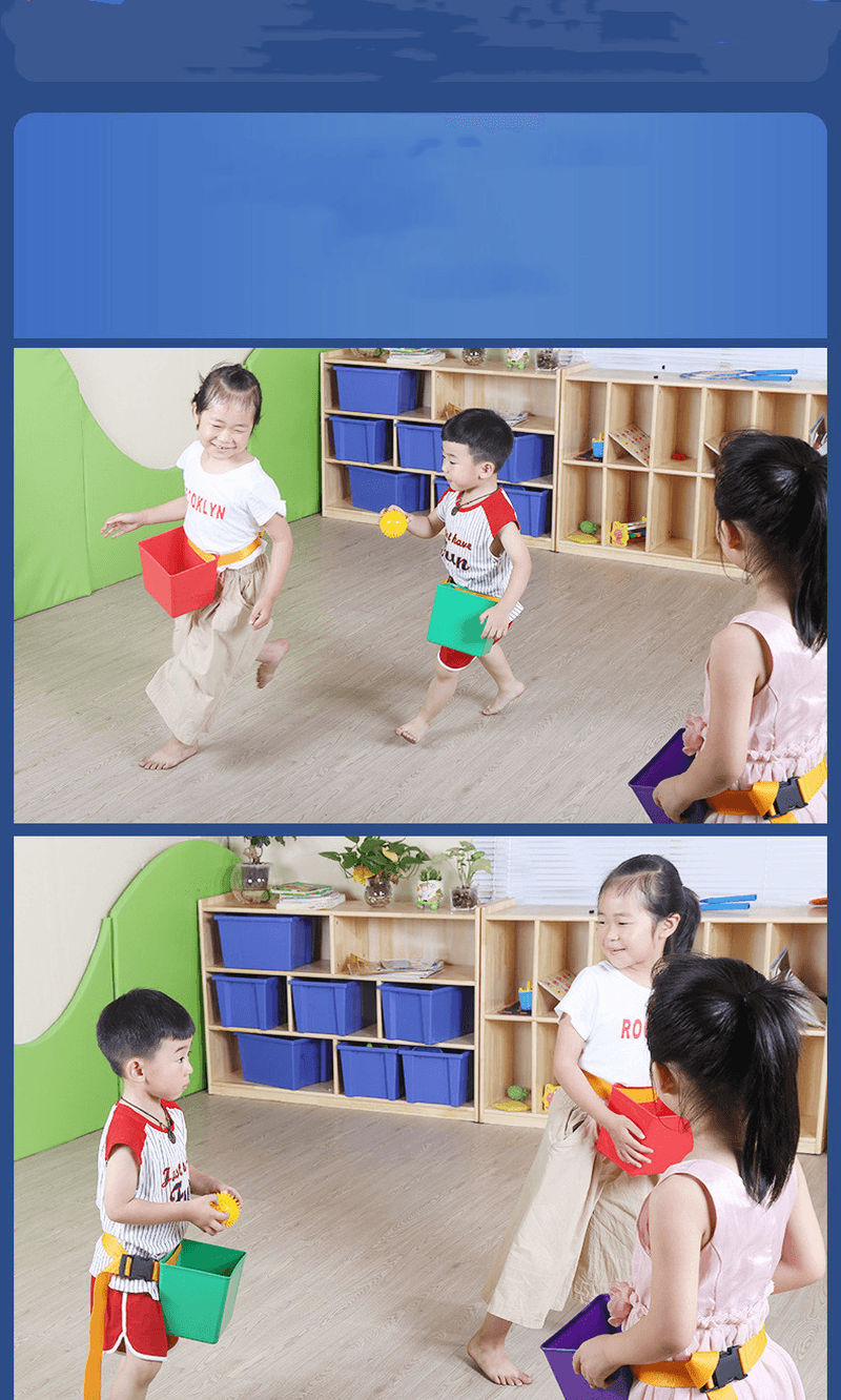 Children'S Bucket Sandbag Waist Hanging Plastic Bucket - MRSLM