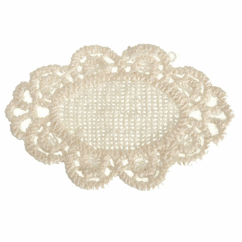 55X35Mm White Flower Polyester Embroidery Lace Trim DIY Sewing Needlework Accessories - MRSLM