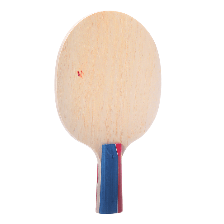 1 Pcs FL/CS Table Tennis Racket 5-Layer Pure Wood Training Table Tennis Floor Horizontal Racket Direct Racket - MRSLM