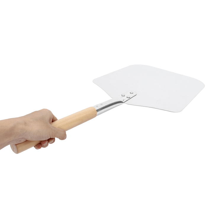 Aluminium Pizza Spatula Peel Shovel Cake Lifter Plate Holder BBQ Grill Oven Stove Baking Tool - MRSLM