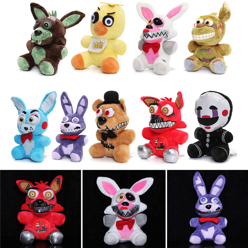 Cute Plush Stuffed PP Cotton Bear Foxy Duck Rabbit Puppet Children Gift - MRSLM