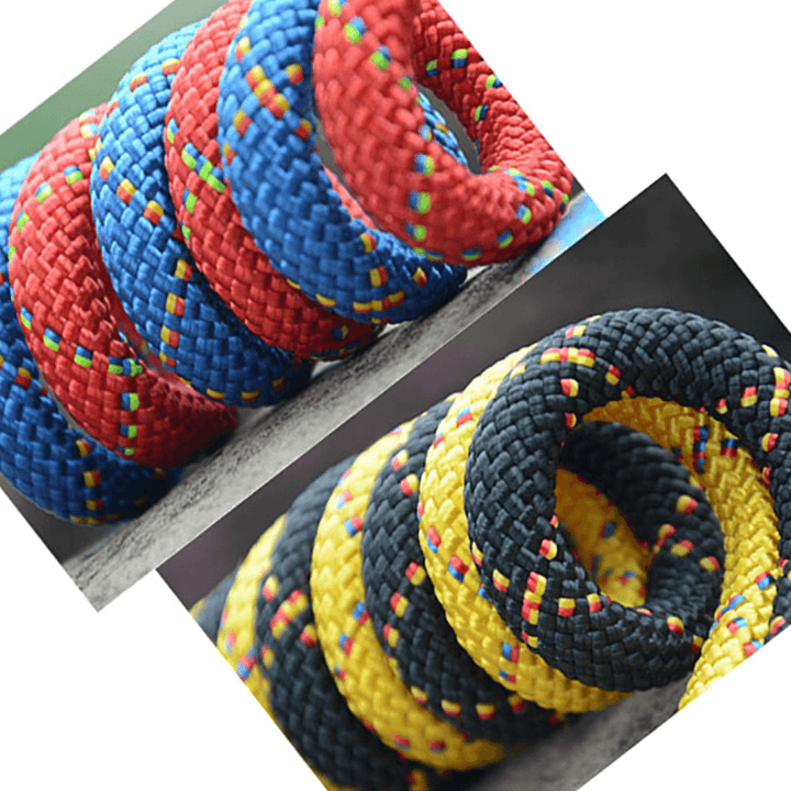 30Mx10Mm Double Buckle Professional Rock Climbing Rope Outdoor Sports Survival Downhill Safety Rope - MRSLM