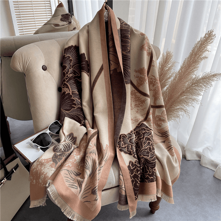 Star Thick Warmth Cashmere Korean Spring and Autumn Ladies Scarf - MRSLM