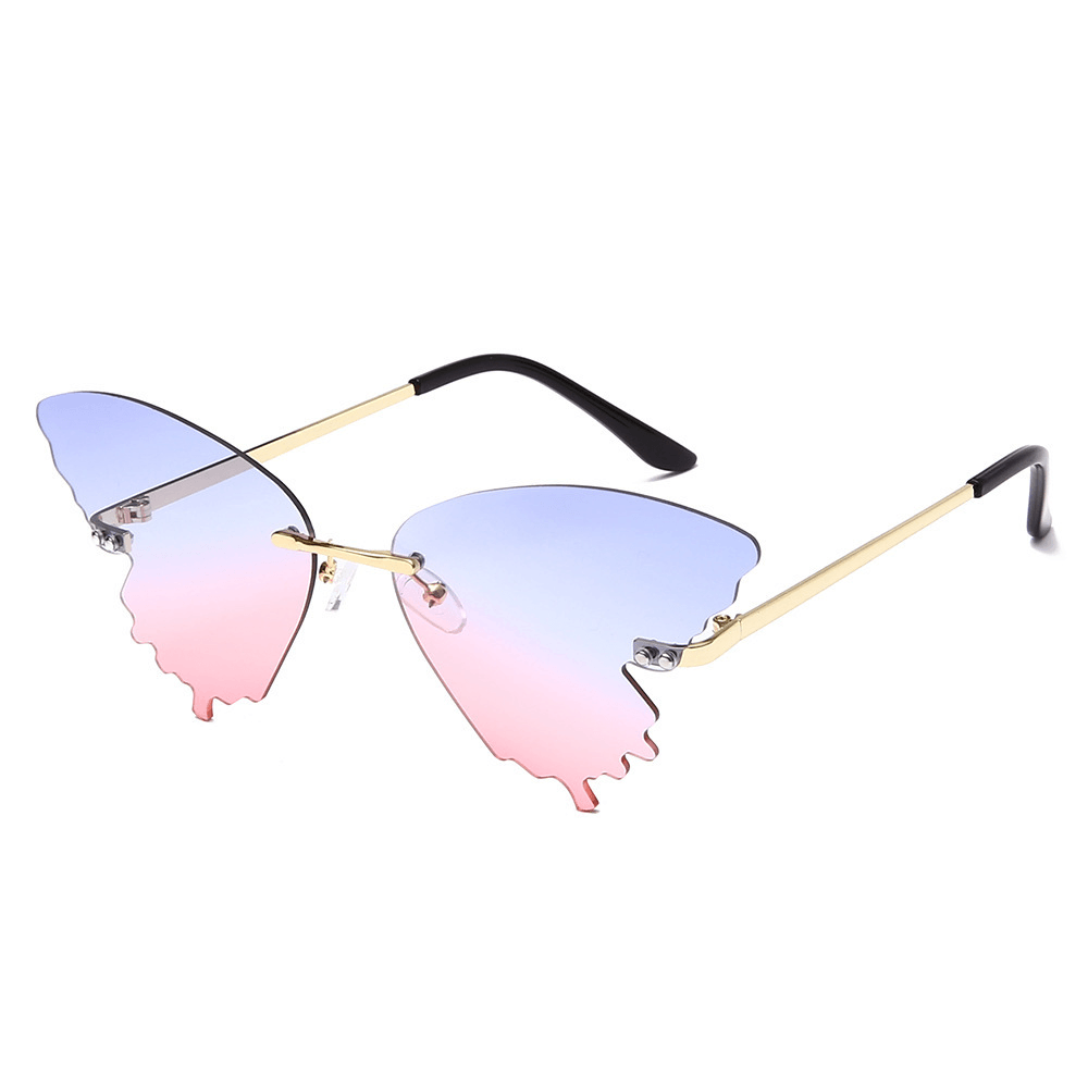 Sex Butterfly Sunglasses Men and Women Trend Colorful Street Shooting Ink - MRSLM