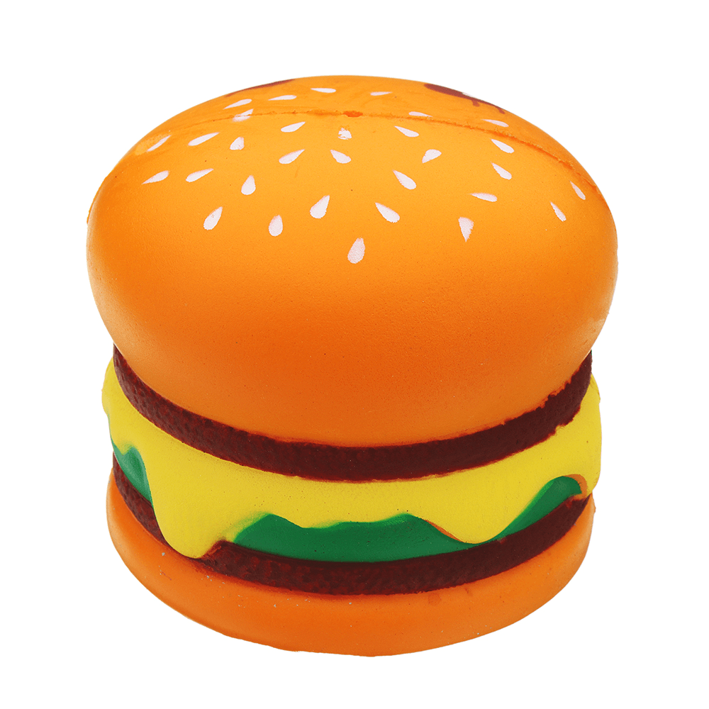 Burger Cat Squishy 8*8.5 CM Slow Rising Collection Gift Soft Fun Animal Toy - MRSLM