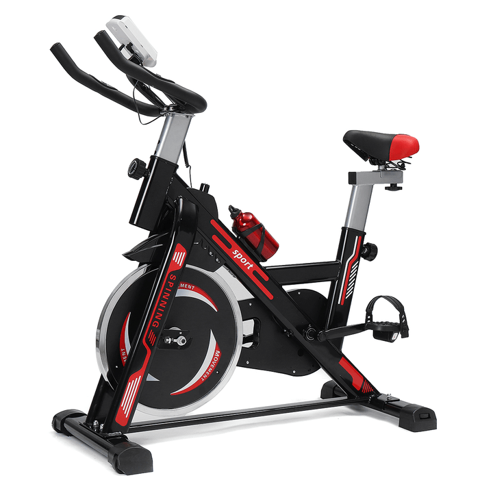 Multifunctional Aerobic Bike LED Display Cardio-Workout Home Cycling Bike Heavy Duty Spin Bike Indoor Fitness Equipment - MRSLM