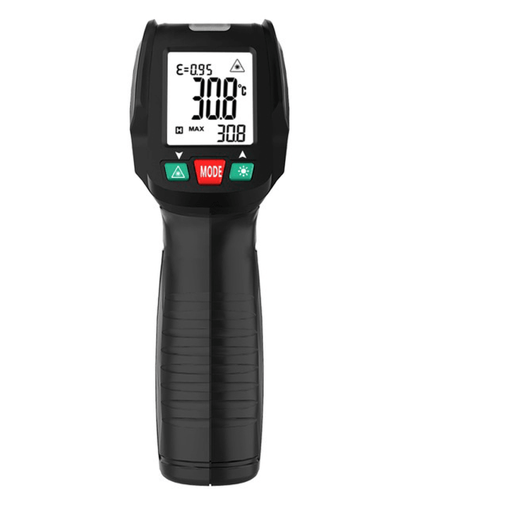 FUYI -50~580℃ Non-Contact Infrared Digital Thermometer Laser Handheld IR Temperature Meter with K Type Thermocouple - MRSLM