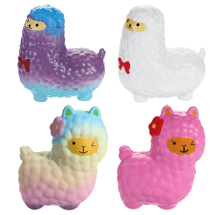 16CM Jumbo Squishy Cute Alpaca Galaxy Super Slow Rising Scented Fun Animal Toys - MRSLM