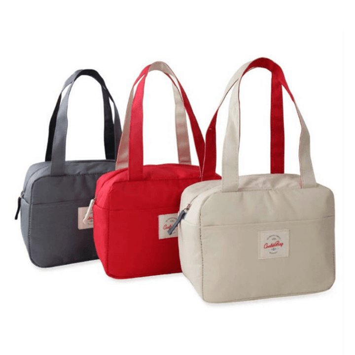 Tote Family Travel Picnic Drink Fruit Food Fresh Thermal Insulated Women Men Bento Lunch Box Bag - MRSLM