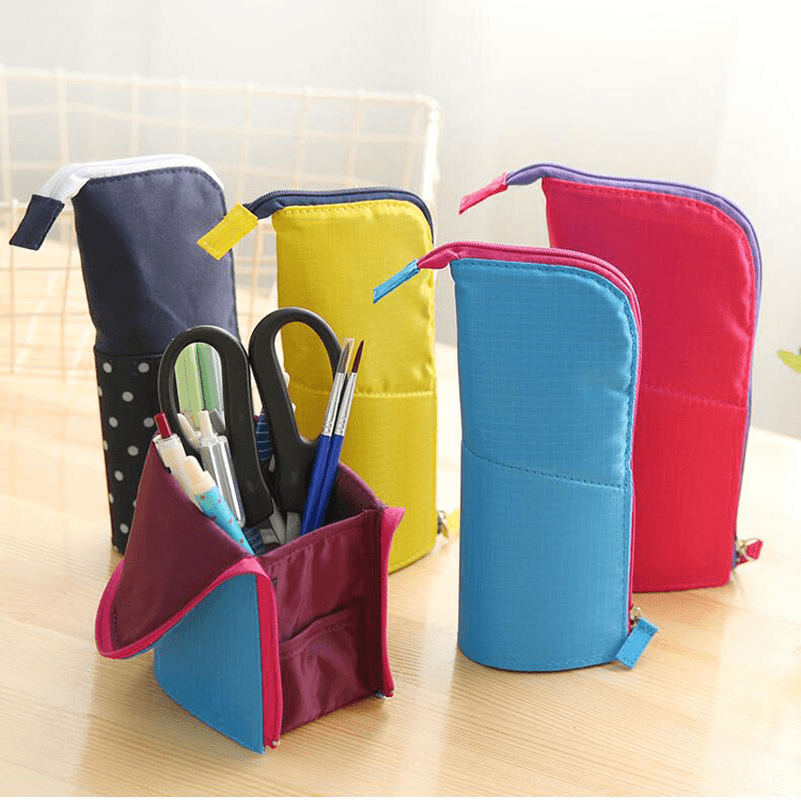 Multi-Function Pencil Bags Creative Standing Stationery Bag - MRSLM