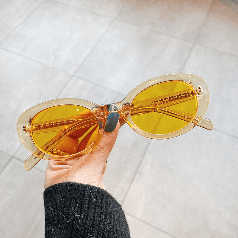 Small Frame Sunglasses Women Oval Frame - MRSLM