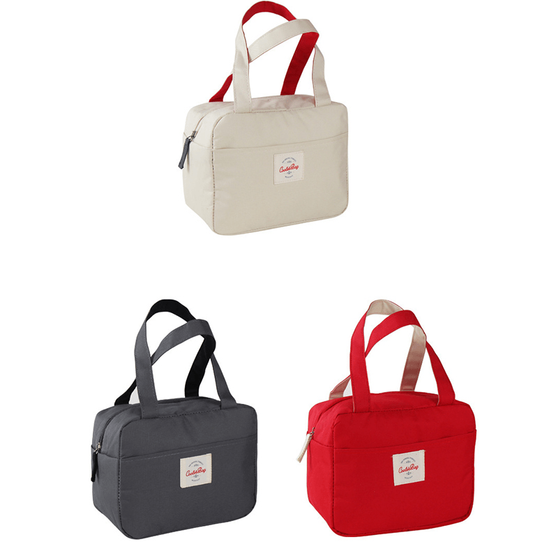 Tote Family Travel Picnic Drink Fruit Food Fresh Thermal Insulated Women Men Bento Lunch Box Bag - MRSLM