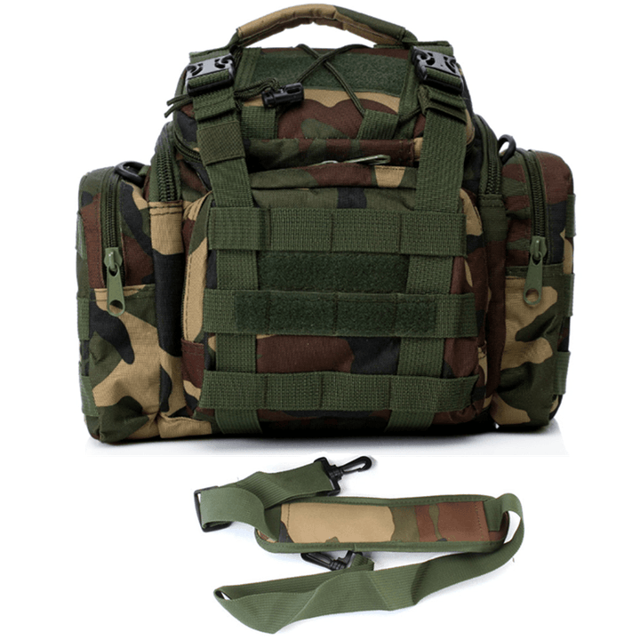 Outdoor Tactical Molle Backpack Camera Shoulder Pack Bag Waist Pouch Hiking Camping Travel Handbag - MRSLM