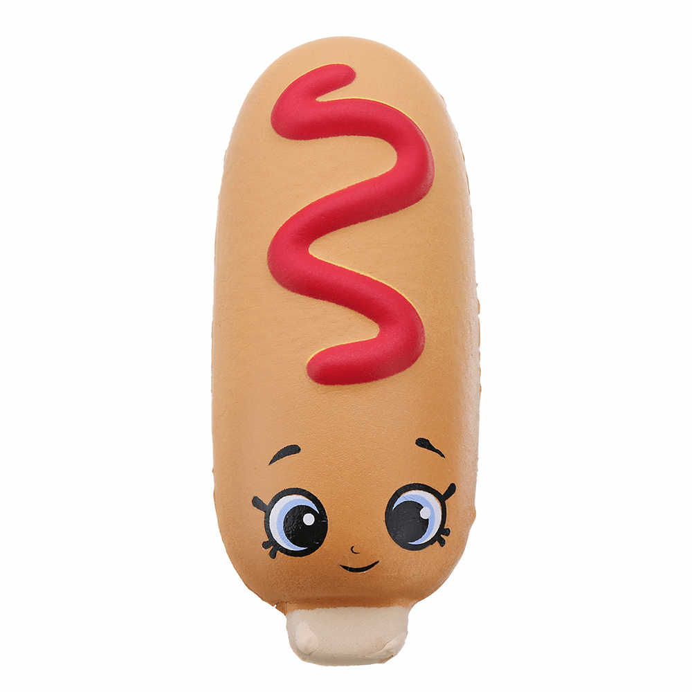 Hot Dog Squishy 8CM Slow Rising with Packaging Collection Gift Soft Toy - MRSLM