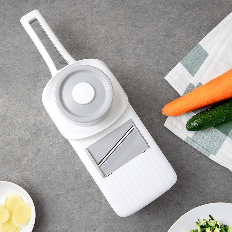 HUOHOU Multifunctional Kitchen Slicer Hand Protection Multiple Blade Automatic Storage ABS Slicer Kitchen Tool - MRSLM