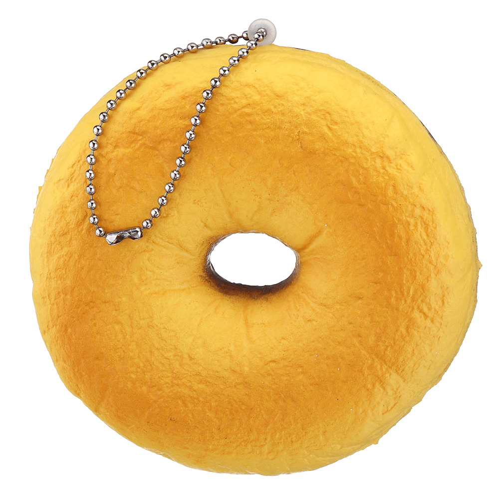 Cake Squishy Chocolate Donuts 9CM Scented Doughnuts Squeeze Jumbo Gift Collection with Packaging - MRSLM