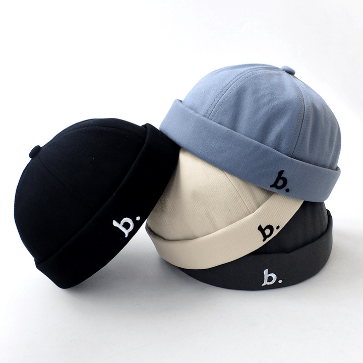 Solid Color Borderless Landlord Hat - MRSLM