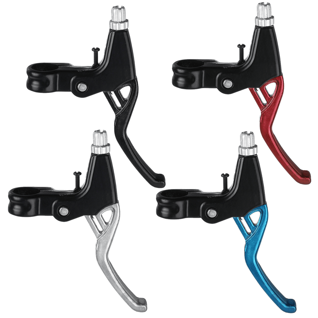 1 Pair Aluminum Alloy MTB Bicycle BMX Road Bike Handle Hand V Bar Brake Levers - MRSLM