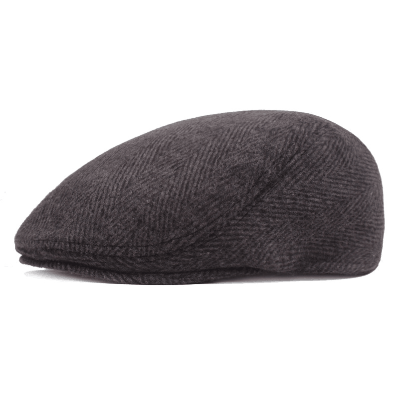 Beret Men'S and Women'S Simple Caps Autumn and Winter Hats - MRSLM