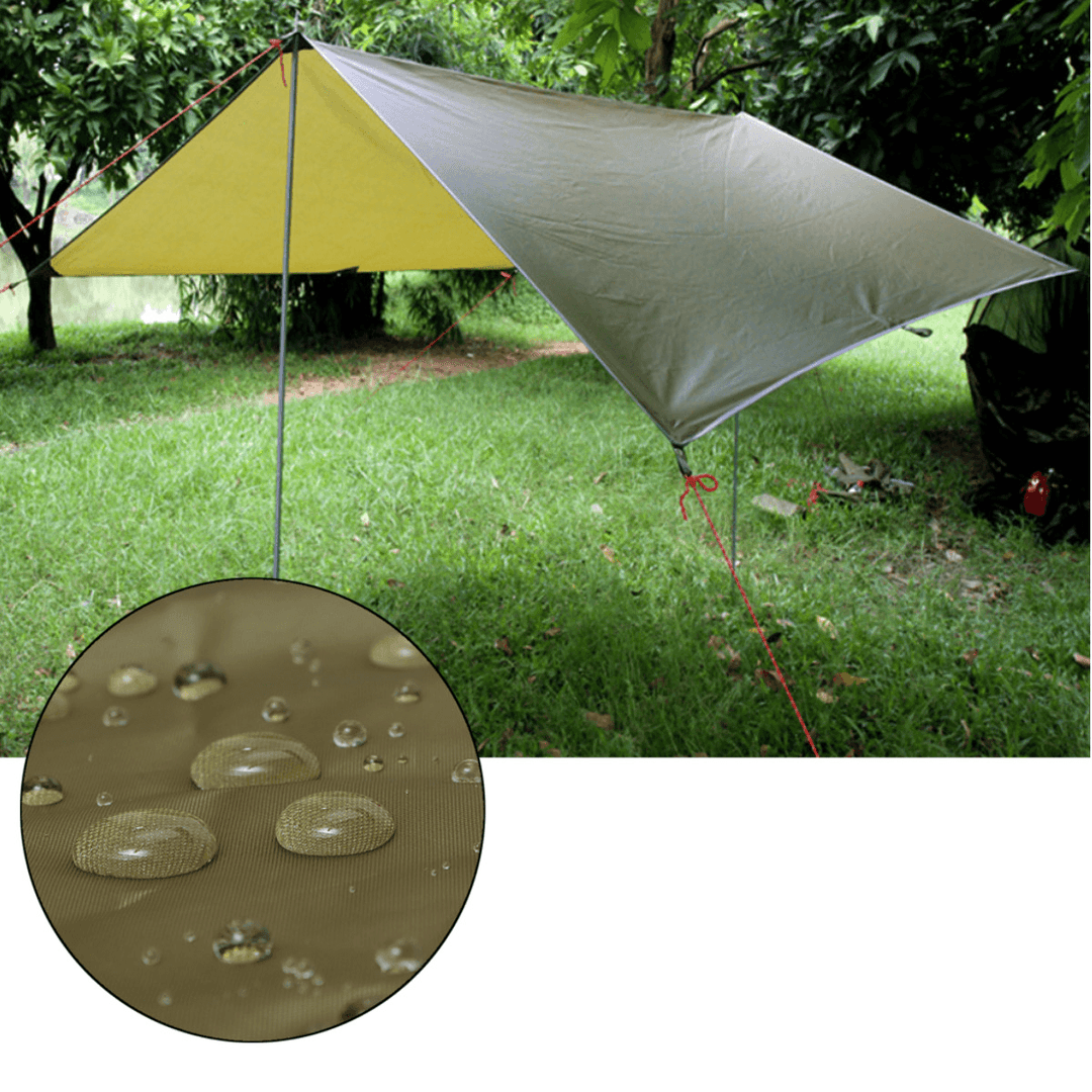 Outdoor Camping Tent Sunshade Canopy Waterproof Anti-Uv Beach Hammock Awning Shelter Tarp - MRSLM