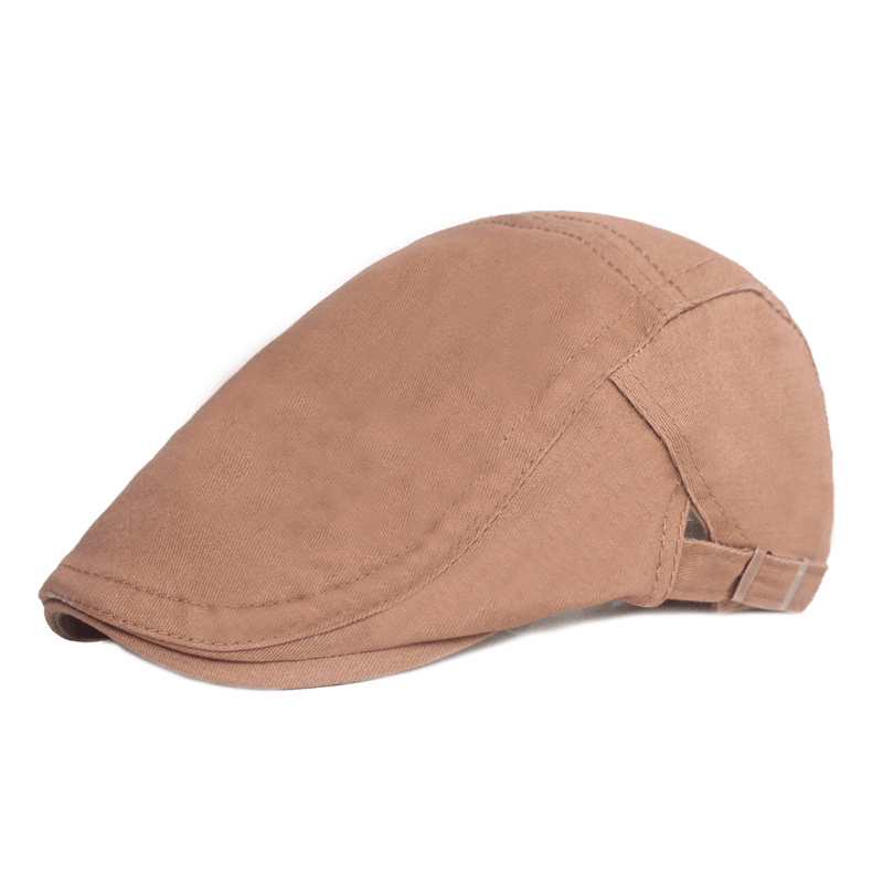 Solid Color Peaked Cap, Literary Youth Beret - MRSLM