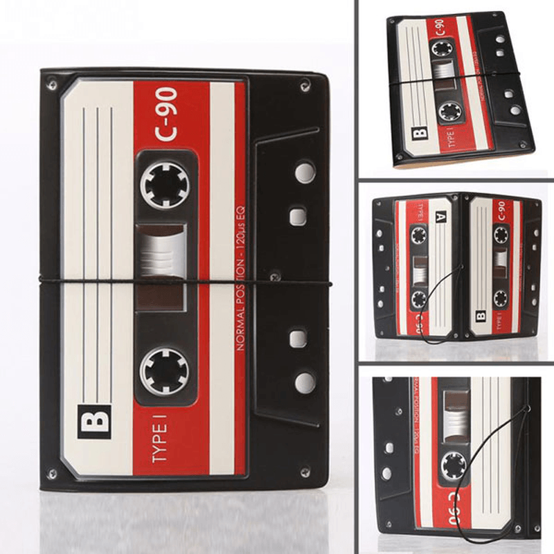 PVC Passport Holder 3D Tape Recorder Card Holder - MRSLM