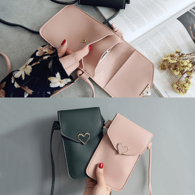 Women Fashion Phone Bag Touch Bag Shoulder Bag Crossbody Bag - MRSLM