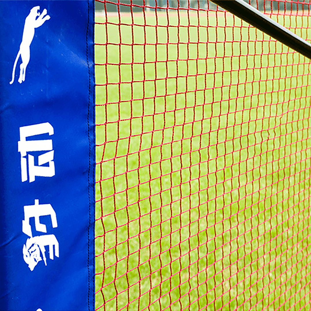 Foldable 6M Badminton Net Outdoor Sport Volleyball Tennis Nets with Frame Stand Adjustable Width Height - MRSLM