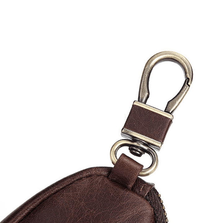 GZCZ Genuine Leather Car Key Holder Key Bag - MRSLM