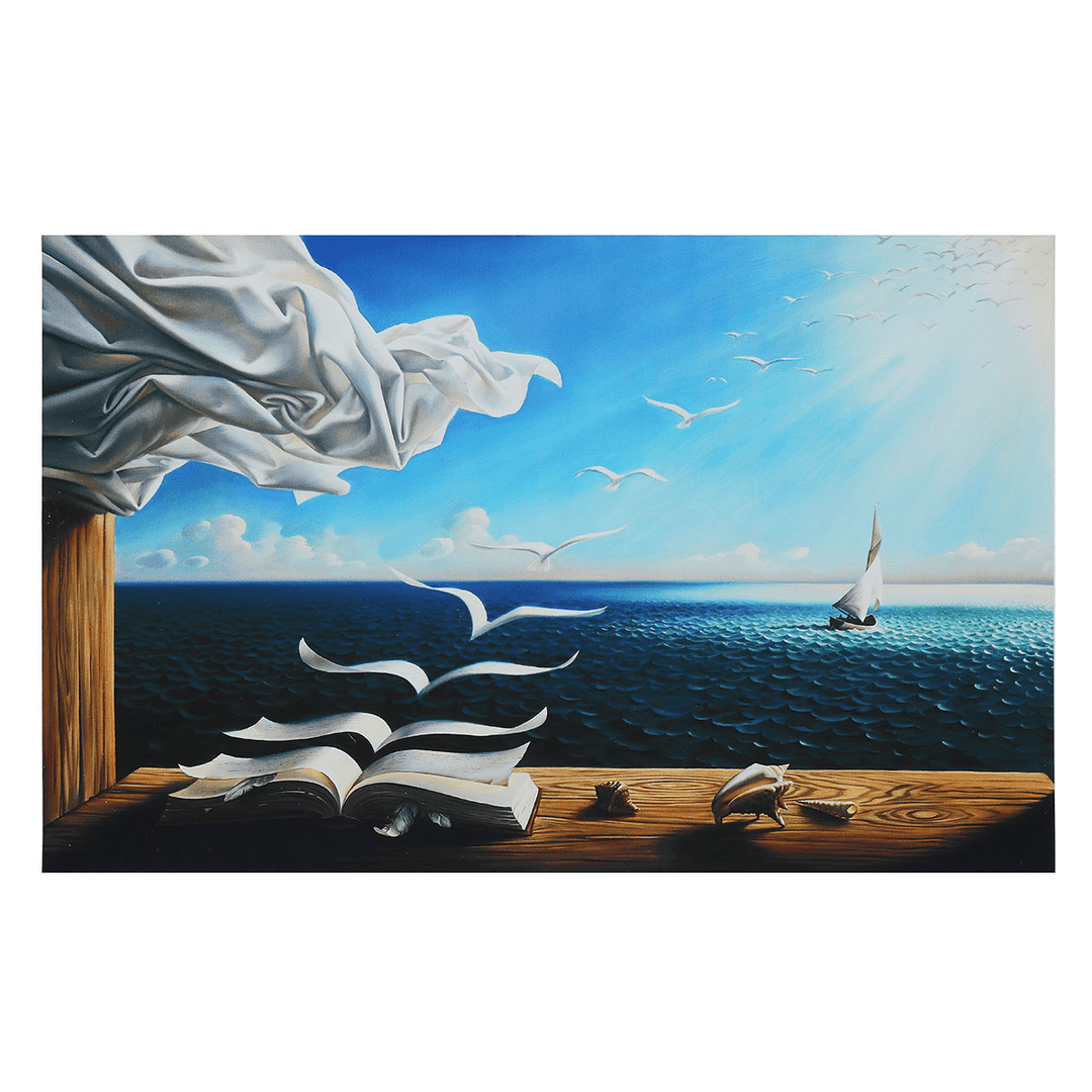 Modern Sea Canvas Print Painting Poster Wall Mount Art Unframed Picture Home Decorations - MRSLM