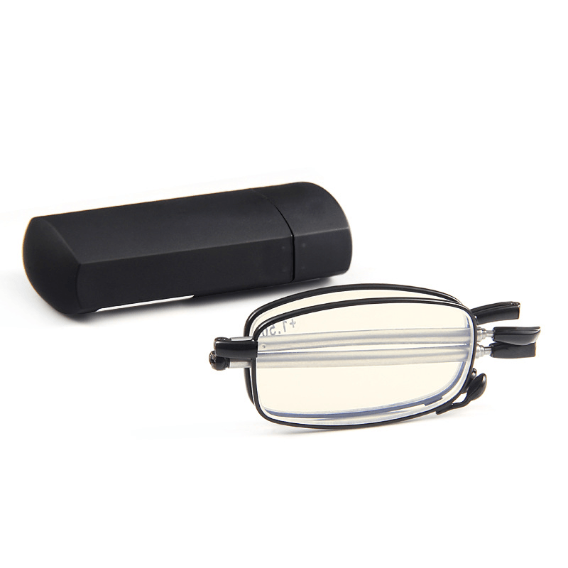 Anti-Blue Light Folding Portable Antenna Legs for Men and Women Lightweight Stainless Steel Glasses - MRSLM