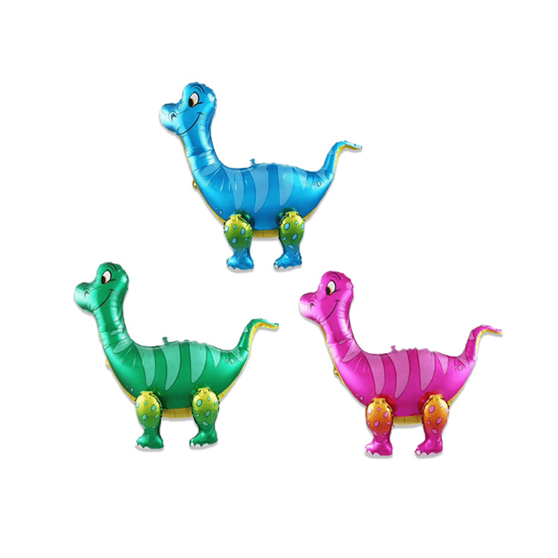 Assemble Tyrannosaurus Rex Long Necked Dragon Aluminum Foil Balloon - MRSLM